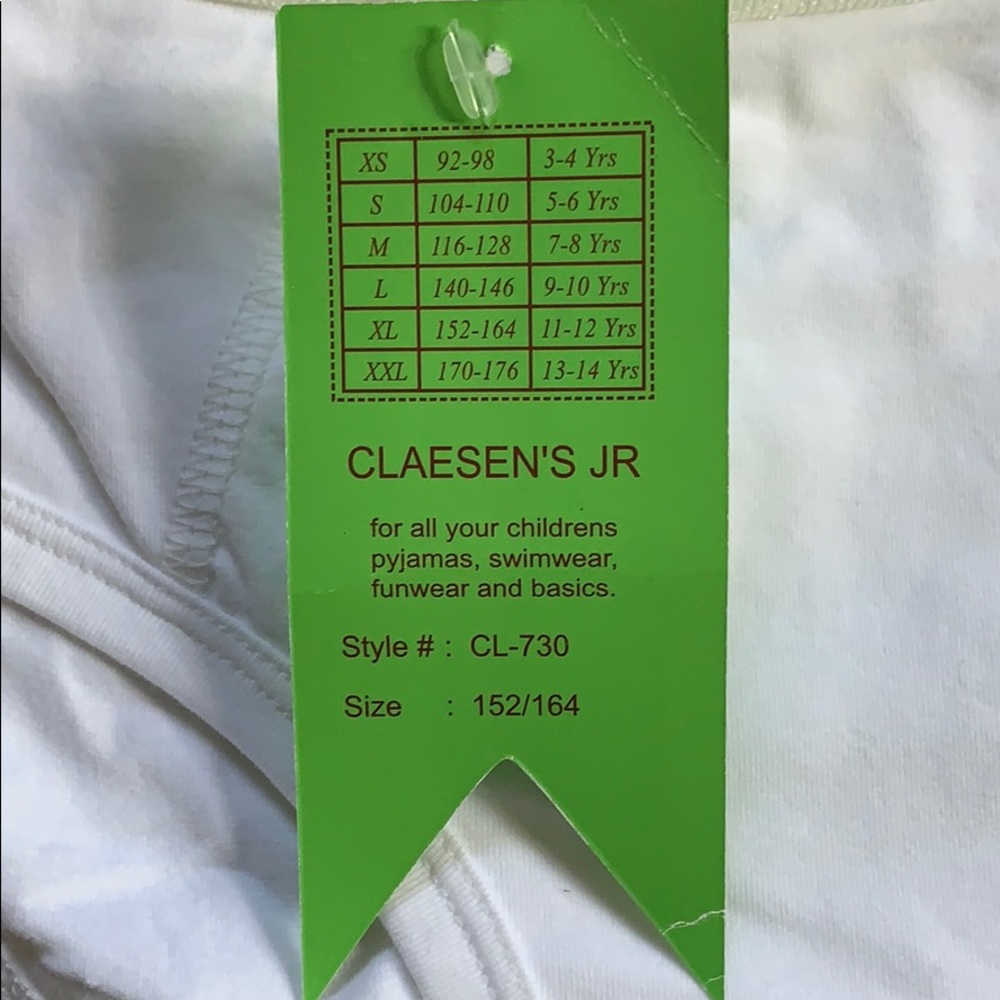 Claesen Undies Panties Briefs Underwear Girls Size 10 Claesen’s 2 Pairs NWT - Picture 7 of 9